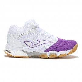 Joma Sport Scarpa V.Block 2535 Bianco Viola - Scarpe da Volley Donna