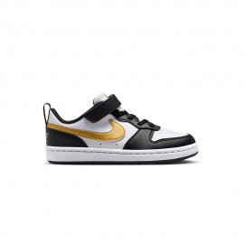 Nike Borough Low Recraft Ps Nero Oro Wht - Sneakers Bambino