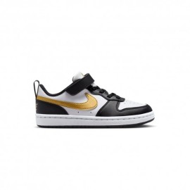 Nike Borough Low Recraft Ps Nero Oro Wht - Sneakers Bambino