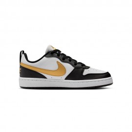 Nike Borough Low Recraft Gs Nero Oro Wht - Sneakers Bambino