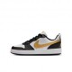 Nike Borough Low Recraft Gs Nero Oro Wht - Sneakers Bambino