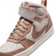 Nike Borough Mid 2 Gs Ivory Hemp-Sail - Sneakers Bambino