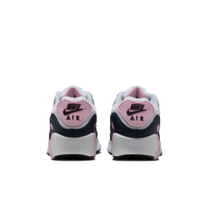 Nike Max 90 Ltr Gs Bianco Grigio Rosa - Sneakers Bambino