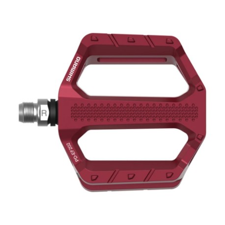 Shimano Pedali Bici Da Corsa Piatto Pd-Ef202 Rosso