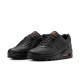 Nike Air Max 90 Mesh Nero Arancio - Sneakers Uomo
