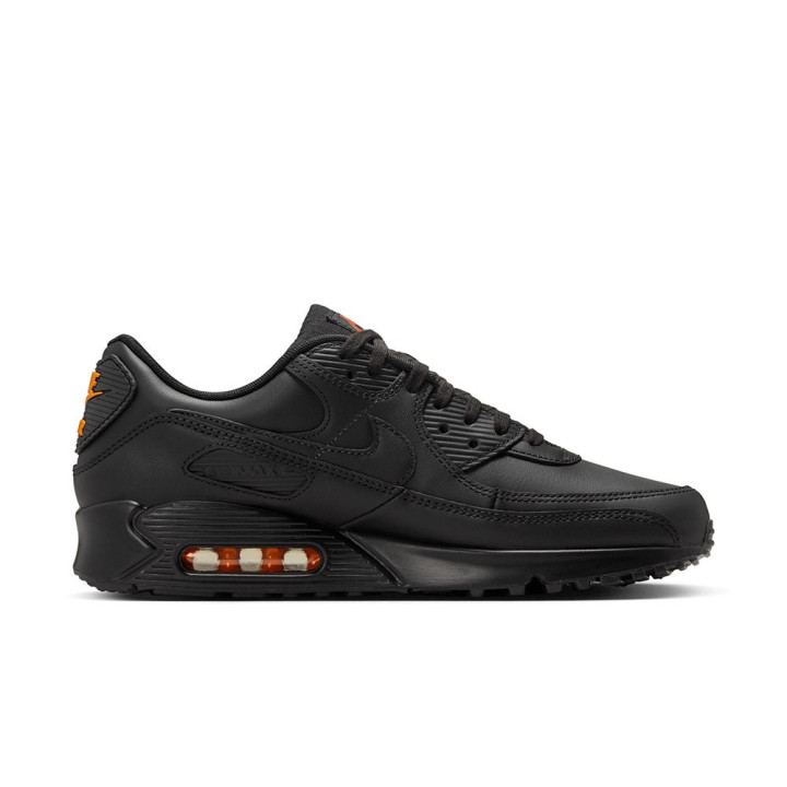 Nike Air Max 90 Mesh Nero Arancio - Sneakers Uomo