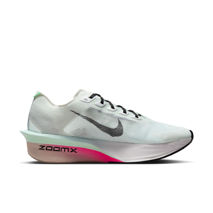 Nike Air Zoom Vaporfly 4 Bianco Nero-Hyper Rosa - Scarpe Running Donna