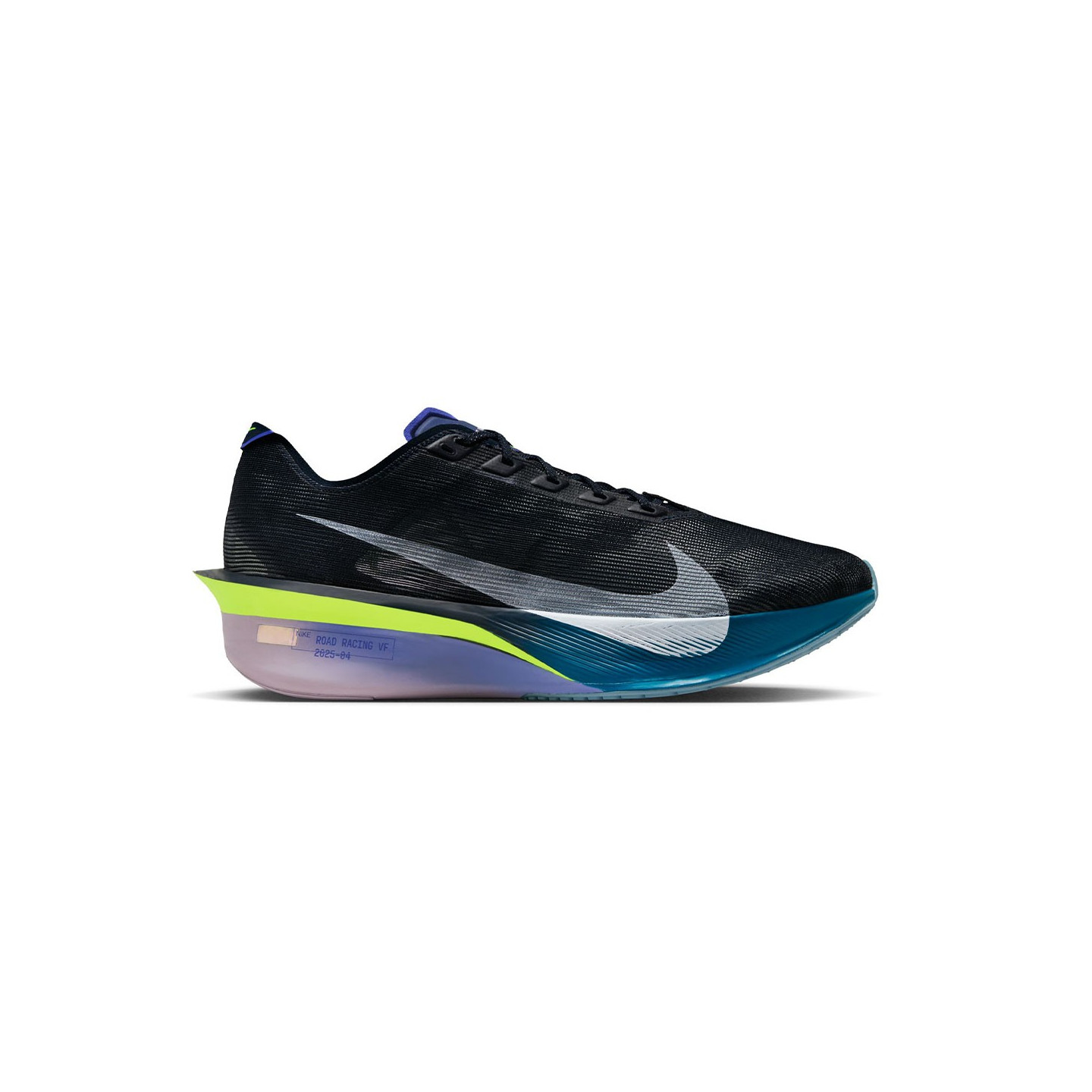 Nike Uomo Nero Sneakers Da Vaporfly 4 Ossidiana/Viola Persiano/Abisso Verde/Bianco Nere Hf6414401 Cm - Immagine 3