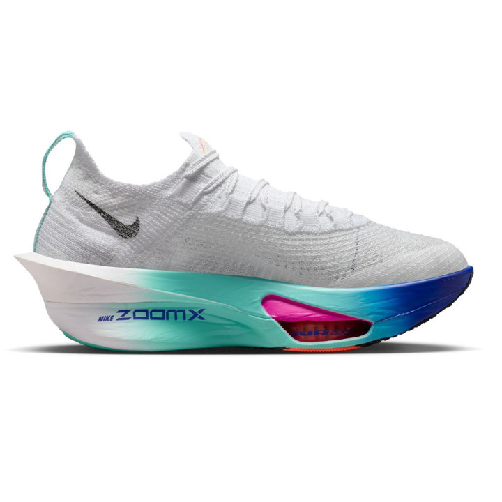 Nike Air Zoom Alphafly 3 Bianco Nero-Hyper Turqu - Scarpe Running Donna
