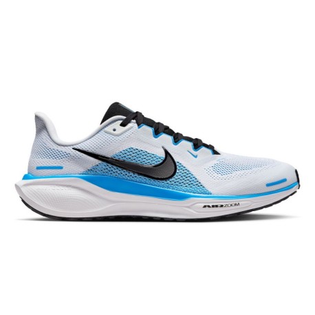 Nike Pegasus 41 Bianco Nero-Blue Hero - Scarpe Running Uomo