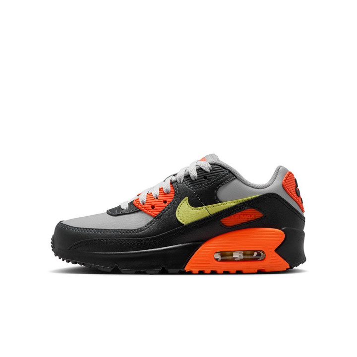 Nike Max 90 Ltr Gs Grigio Limelight - Sneakers Bambino