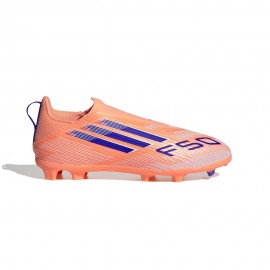 ADIDAS F50 League Fg Mg Arancio Blu - Scarpe Da Calcio Bambino