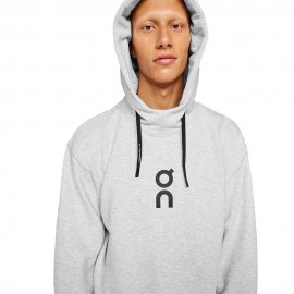 On Felpa Con Cappuccio Club Grigio Uomo