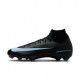 Nike Mercurial Superfly 10 Pro Fg Nero Ice Blue - Scarpe Da Calcio Uomo