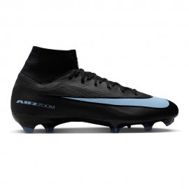 Nike Mercurial Superfly 10 Pro Fg Nero Ice Blue - Scarpe Da Calcio Uomo