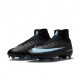 Nike Mercurial Superfly 10 Pro Fg Nero Ice Blue - Scarpe Da Calcio Uomo