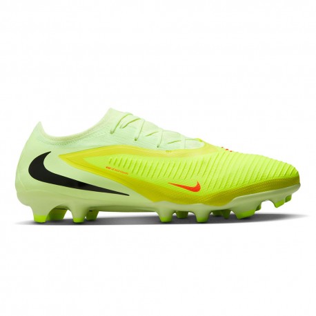 Nike Phantom 6 Low Pro Fg Crimson Nero Lime - Scarpe Da Calcio Uomo