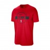 Nike T-Shirt Nba Basket Bulls Rosso Nero Uomo