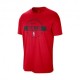 Nike T-Shirt Nba Basket Bulls Rosso Nero Uomo