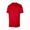 Nike T-Shirt Nba Basket Bulls Rosso Nero Uomo