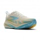 Brooks Ghost Trail Grigio Giallo Azzurro - Scarpe Trail Running Donna
