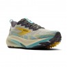 Brooks Ghost Trail Grigio Azzurro Giallo - Scarpe Trail Running Uomo