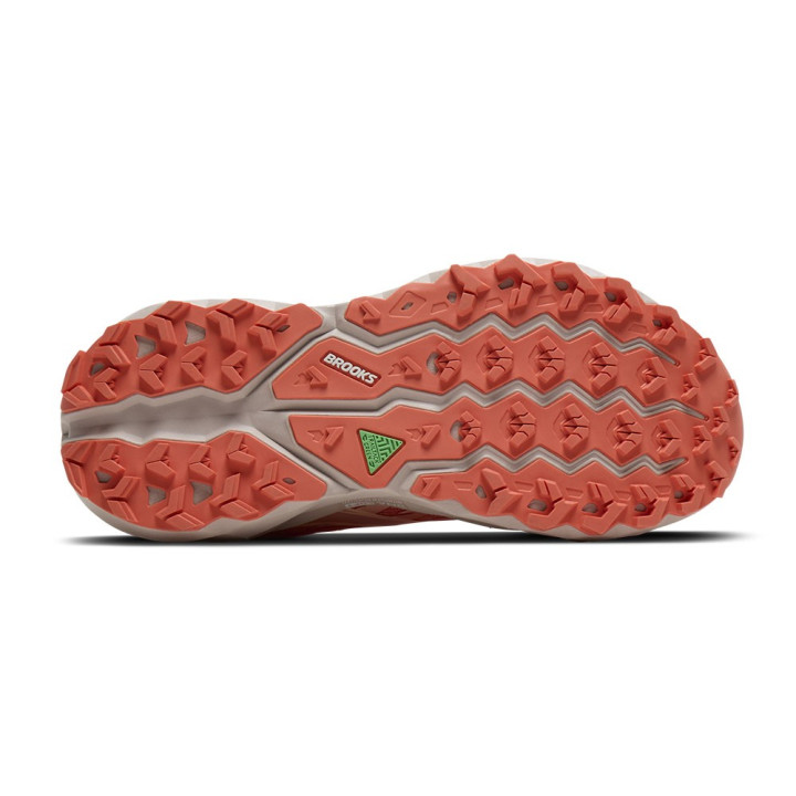 Brooks Ghost Trail Grigio Giallo Azzurro - Scarpe Trail Running Donna