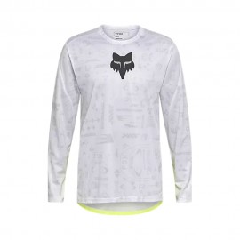 Fox Maglia Mtb Ranger Ls Lunar Bianco Uomo