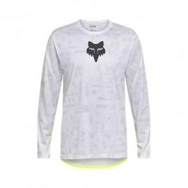 Fox Maglia Mtb Ranger Ls Lunar Bianco Uomo