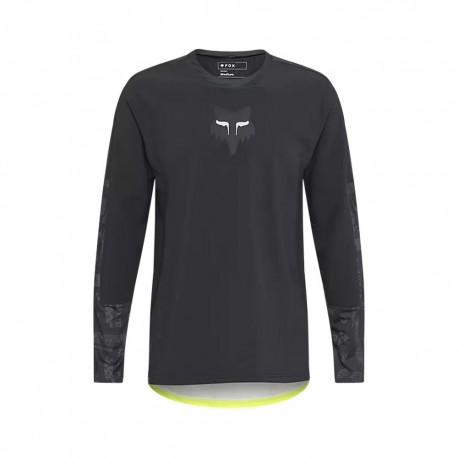 Fox Maglia Mtb Defend Thermal Lunar Nero Uomo