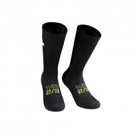 Assos Calze Ciclismo Spring Fall P1 Nero Series Uomo