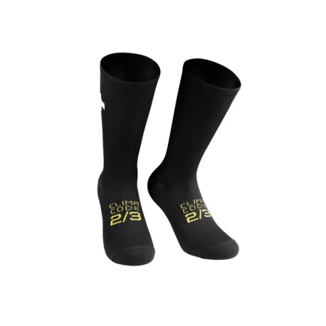 Assos Calze Ciclismo Spring Fall P1 Nero Series Uomo