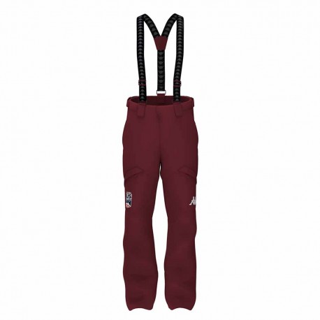 Kappa 6CENTO 622C USA Bordeaux - Pantaloni Sci Uomo