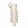 Kappa 6CENTO 645C ORSETTO Bianco - Giacca in Pile Donna