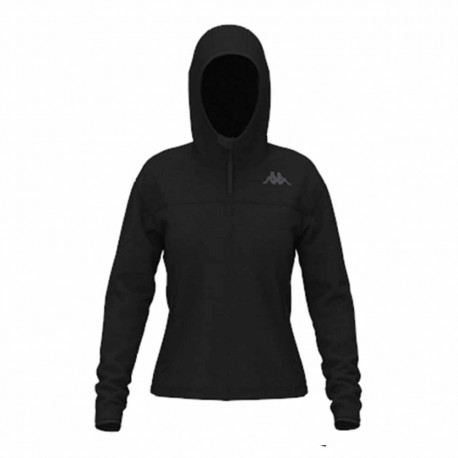 Kappa 6CENTO 645C ORSETTO Nero - Giacca in Pile Donna