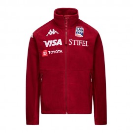 Kappa 6CENTO 687C Usa Bordeaux - Pile Uomo