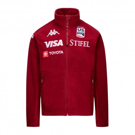 Kappa 6CENTO 687C Usa Bordeaux - Pile Uomo