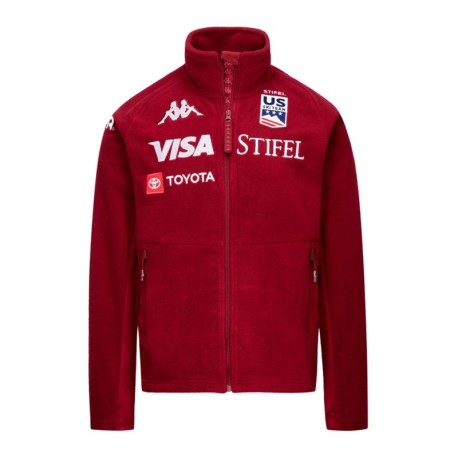 Kappa 6CENTO 687C Usa Bordeaux - Pile Uomo