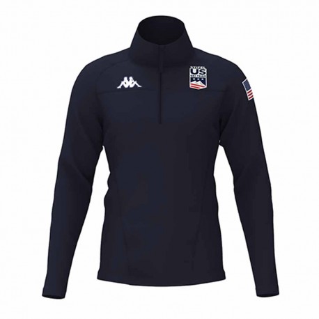 Kappa 8CENTO 818 Usa Blu - Pile Uomo