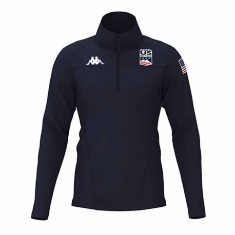 Kappa 8CENTO 818 Usa Blu - Pile Uomo