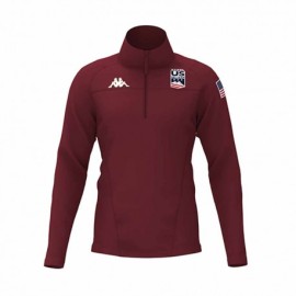 Kappa 8CENTO 818 Usa Bordeaux - Pile Uomo