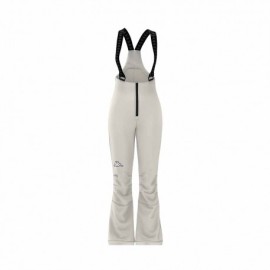 Kappa 8CENTO 846 Vita Alta Bianco - Pantaloni Sci Donna