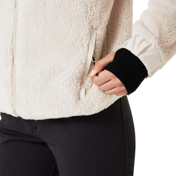 Oakley Mountain Fire Sherpa Bianco - Giacca in Pile Donna