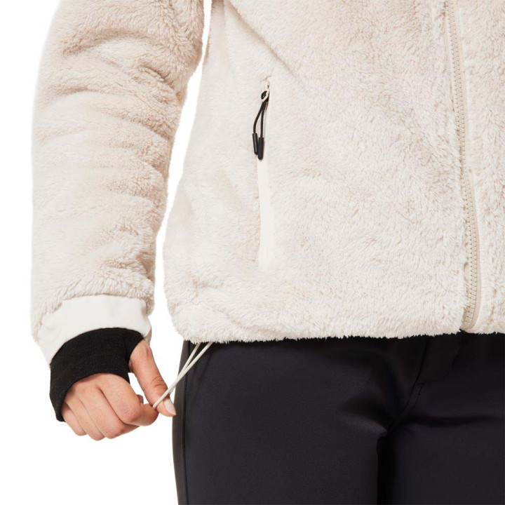 Oakley Mountain Fire Sherpa Bianco - Giacca in Pile Donna