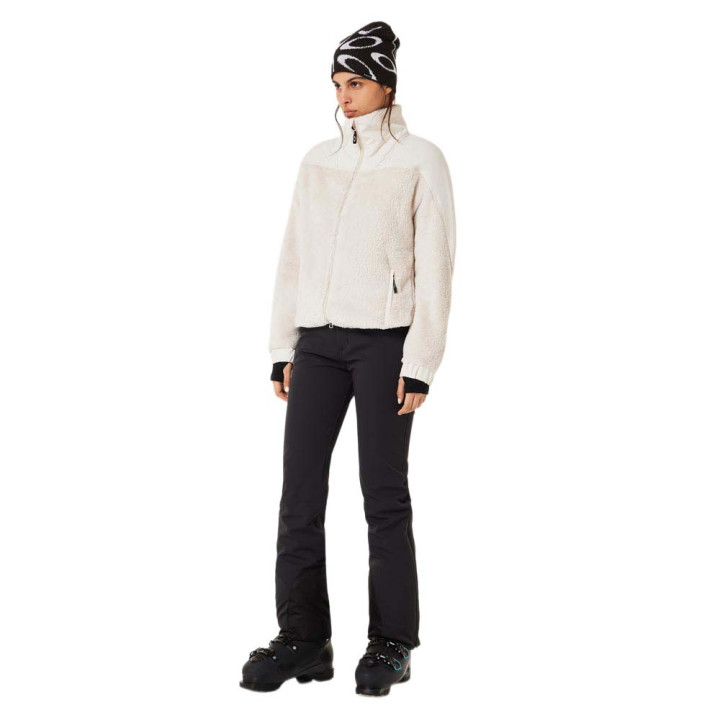 Oakley Mountain Fire Sherpa Bianco - Giacca in Pile Donna