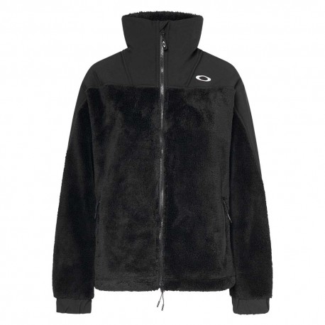 Oakley Mountain Fire Sherpa Nero - Giacca in Pile Donna