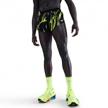 Nike Aeroswift Pantaloncini Running 2" Areohakone Ekiden Volt Nero Uomo