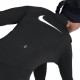 Nike Tempo Swoosh Maglia Running Nero Bianco Donna