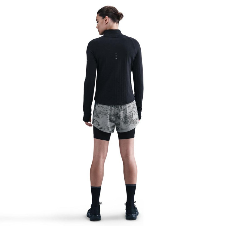 Nike Swift Pantaloncini Running 2In1 Reflect Thunder Grigio Dark Smoke Donna