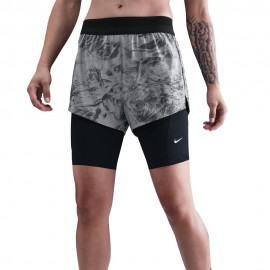 Swift Pantaloncini Running 2In1 Reflect Thunder grigio Dark smoke